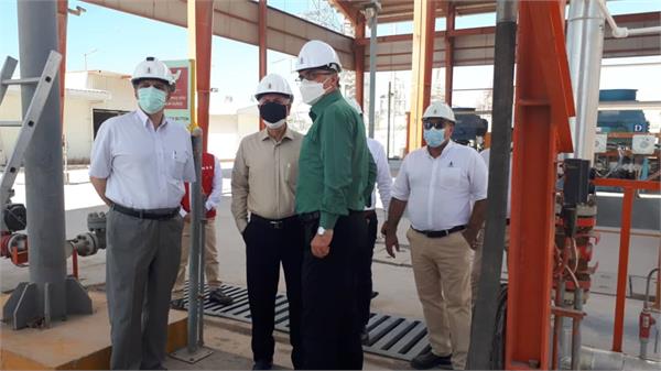 بازدید اعضای محترم جدید هیأت مدیره شرکت از سایت تقویت فشار کنگان